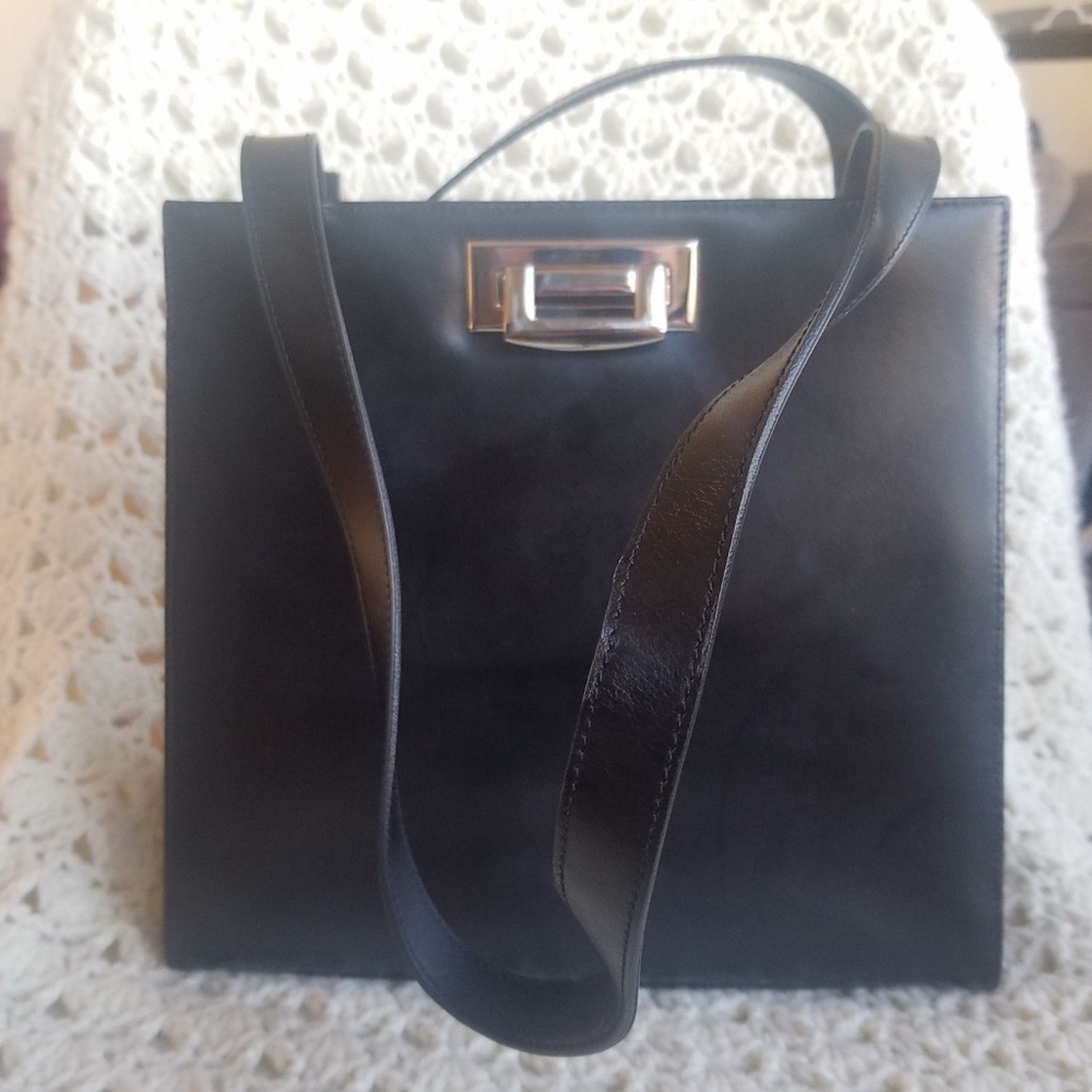 Charles Hubert Black Oversizes Clutch Purse Little